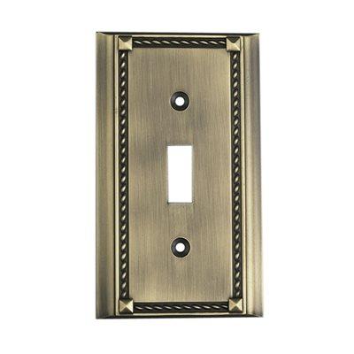 Elk Lighting 2501AB, Antique Bronze, Switch, Single Gang Plate